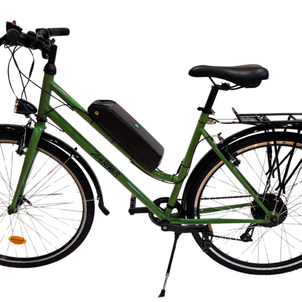 Ebike urbana sostenible - verde claro