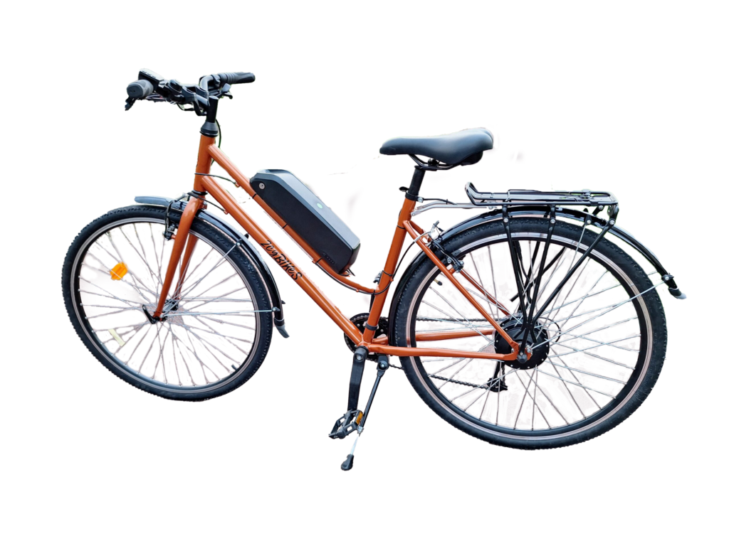Ebike urbana sostenible - naranja