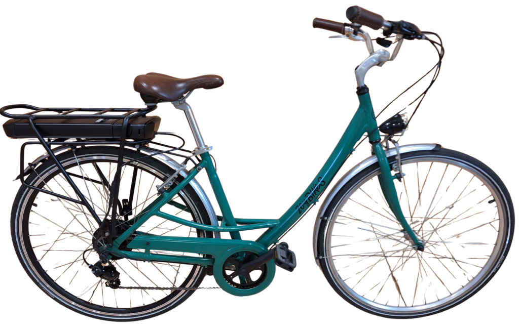 Ebike urbana sostenible - verde