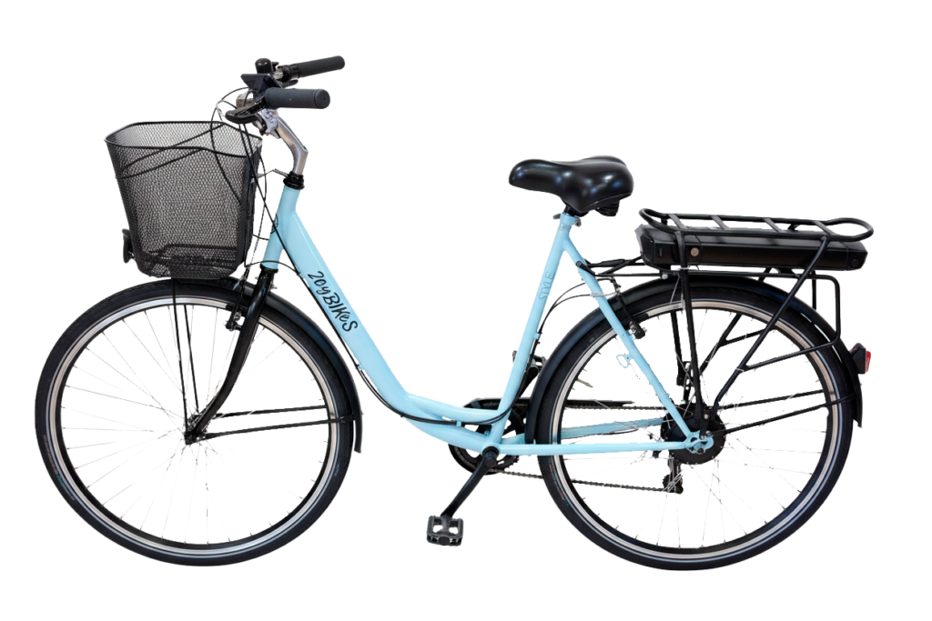 Ebike urbana sostenible - azul